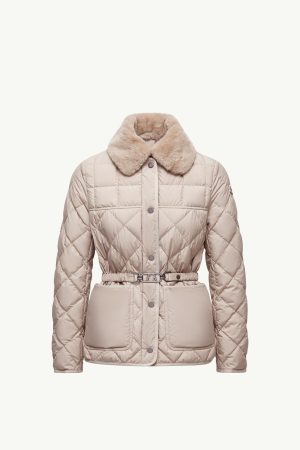 Cygne Faux Fur-Trimmed Short Down Jacket