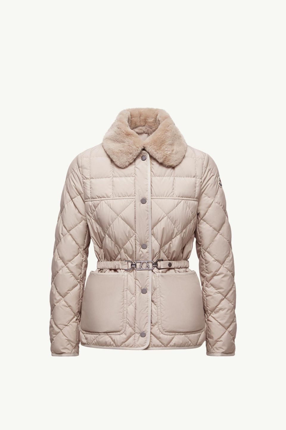 Cygne Faux Fur-Trimmed Short Down Jacket