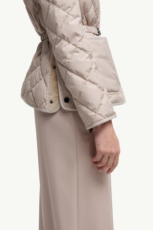 Cygne Faux Fur-Trimmed Short Down Jacket