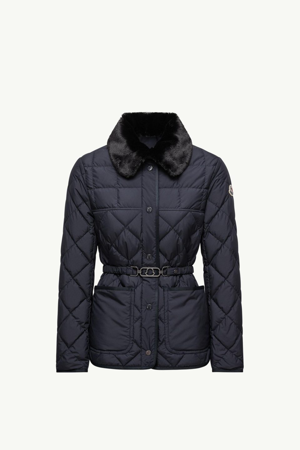 Cygne Faux Fur-Trimmed Short Down Jacket