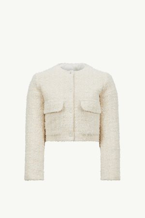 Dauphin Tweed Short Down Jacket