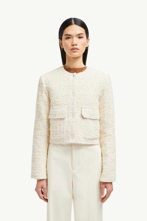 Dauphin Tweed Short Down Jacket