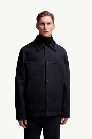 Emilion Wool Blend Shirt Jacket