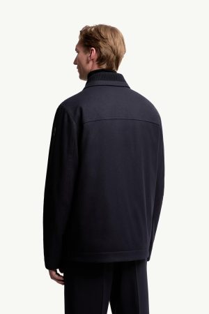 Emilion Wool Blend Shirt Jacket