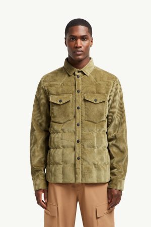 Gelt Corduroy Down Shirt Jacket