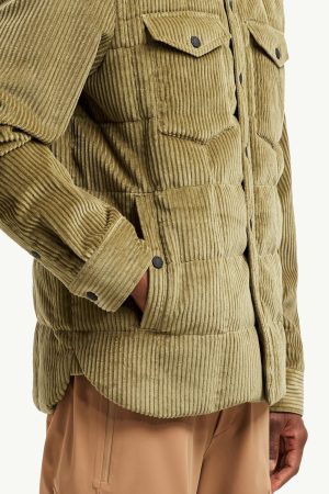 Gelt Corduroy Down Shirt Jacket