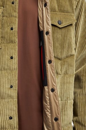 Gelt Corduroy Down Shirt Jacket
