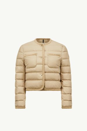 Gencay Braided Trim Short Down Jacket