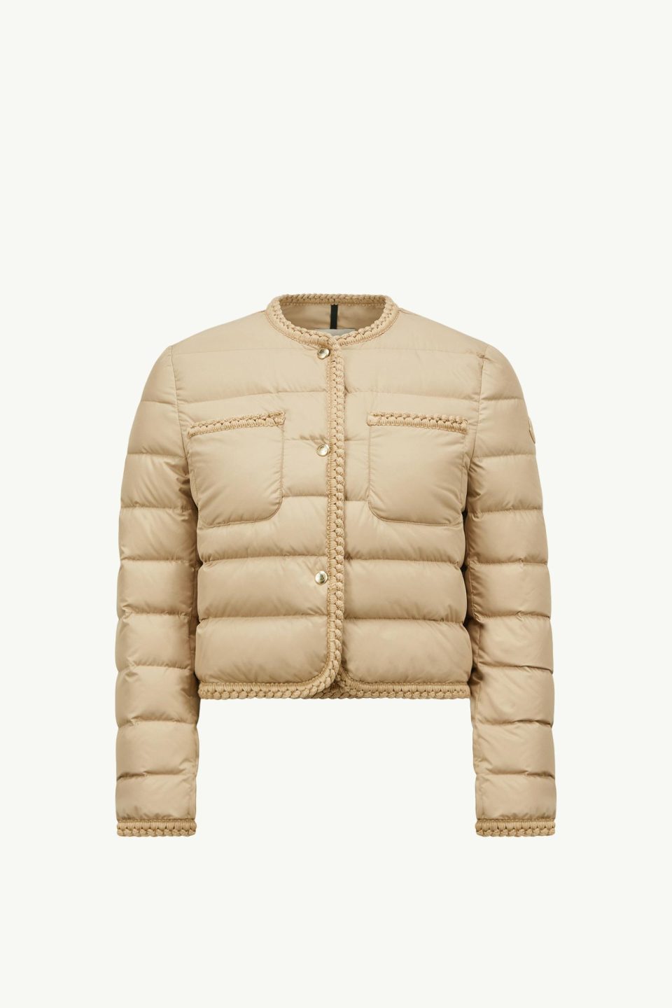 Gencay Braided Trim Short Down Jacket