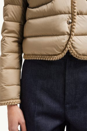 Gencay Braided Trim Short Down Jacket