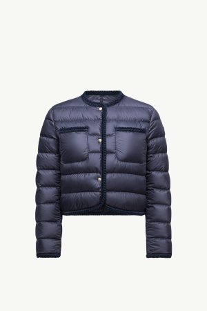 Gencay Braided Trim Short Down Jacket