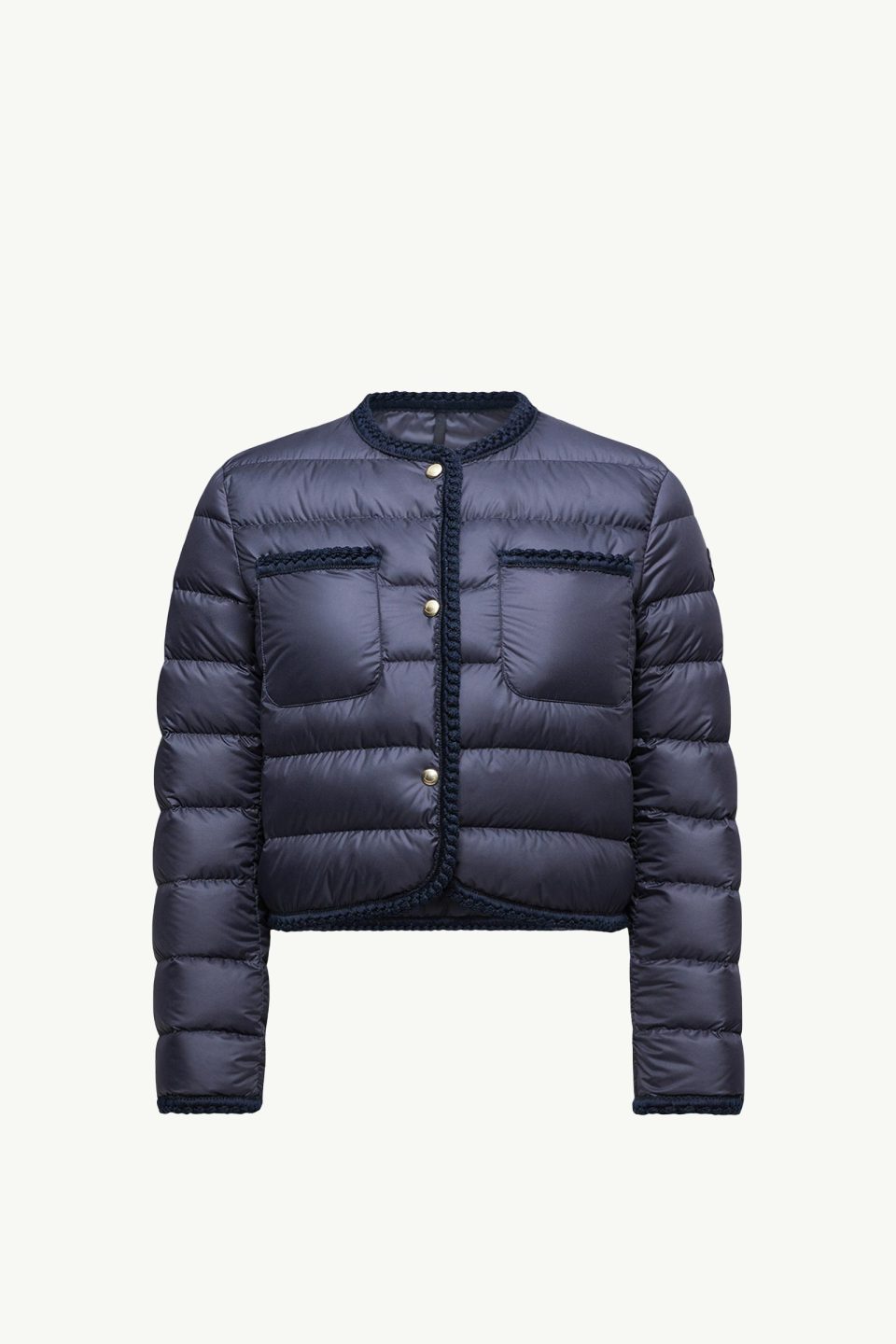 Gencay Braided Trim Short Down Jacket