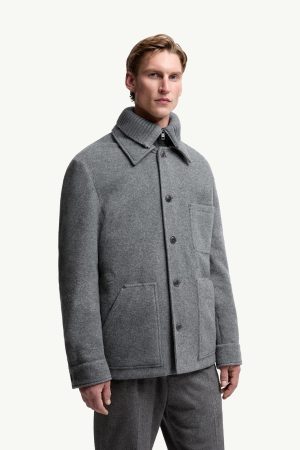Germain Wool Down Shirt Jacket