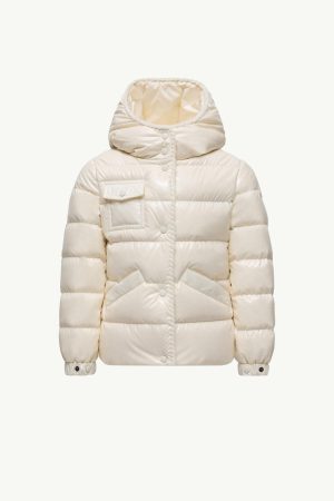 Glareins Braided Trim Hooded Down Jacket