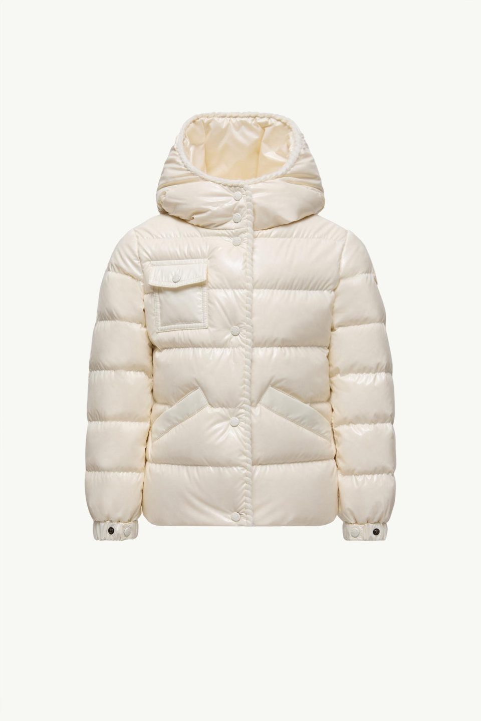 Glareins Braided Trim Hooded Down Jacket