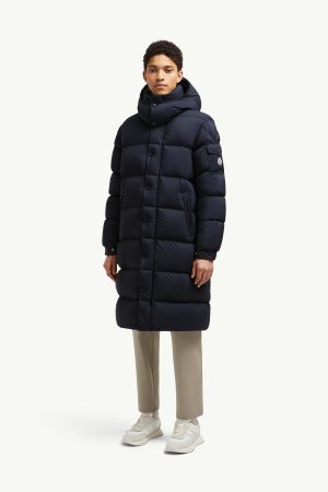 Hanoverian Hooded Long Down Jacket