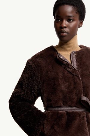 Jouillat Faux Fur & Teddy Short Down Jacket