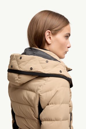 Lamoura Hooded Shearling-Trimmed Down Ski Jacket