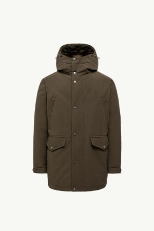 Livradois Hooded Mid-Length Down Jacket