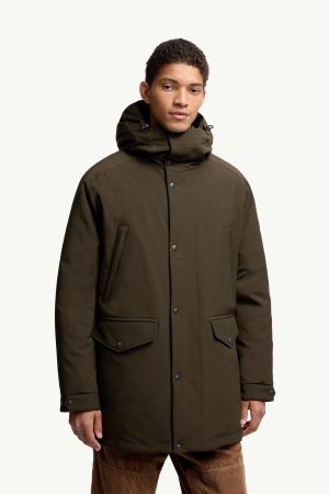 Livradois Hooded Mid-Length Down Jacket