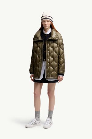 Lombi Hooded Mid-Length Down Jacket