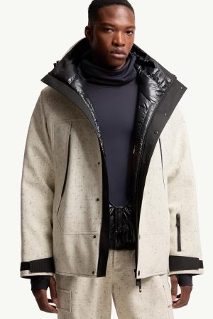Marnaz Technical Wool Hooded Down Ski Jacket