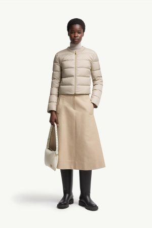 Mauvezin Wool-Trimmed Short Down Jacket