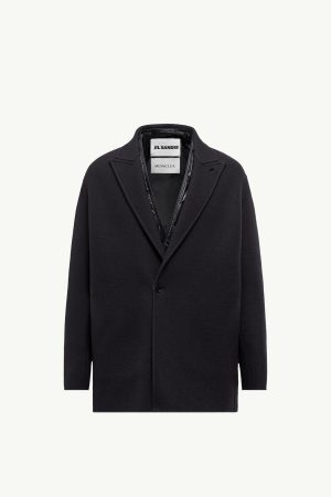 Moncler + JIL SANDER Rhamnose 3-in-1 Wool Mono-Breasted Down Jacket