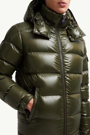 Moncler Maya Hooded Short Down Jacket