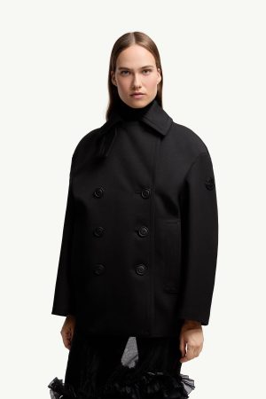 Moncler x EE72 by Edward Enninful Maysak Wool Short Down Jacket