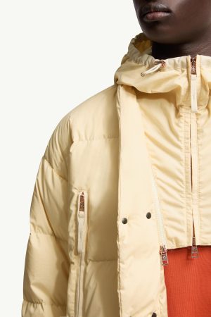 Moncler x Gilga Farm by Donald Glover Tangelo Short Down Jacket