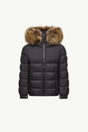 New Byronf Hooded Faux Fur-Trimmed Down Jacket