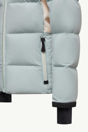 New Guyane Faux Fur-Trimmed Hooded Down Ski Jacket