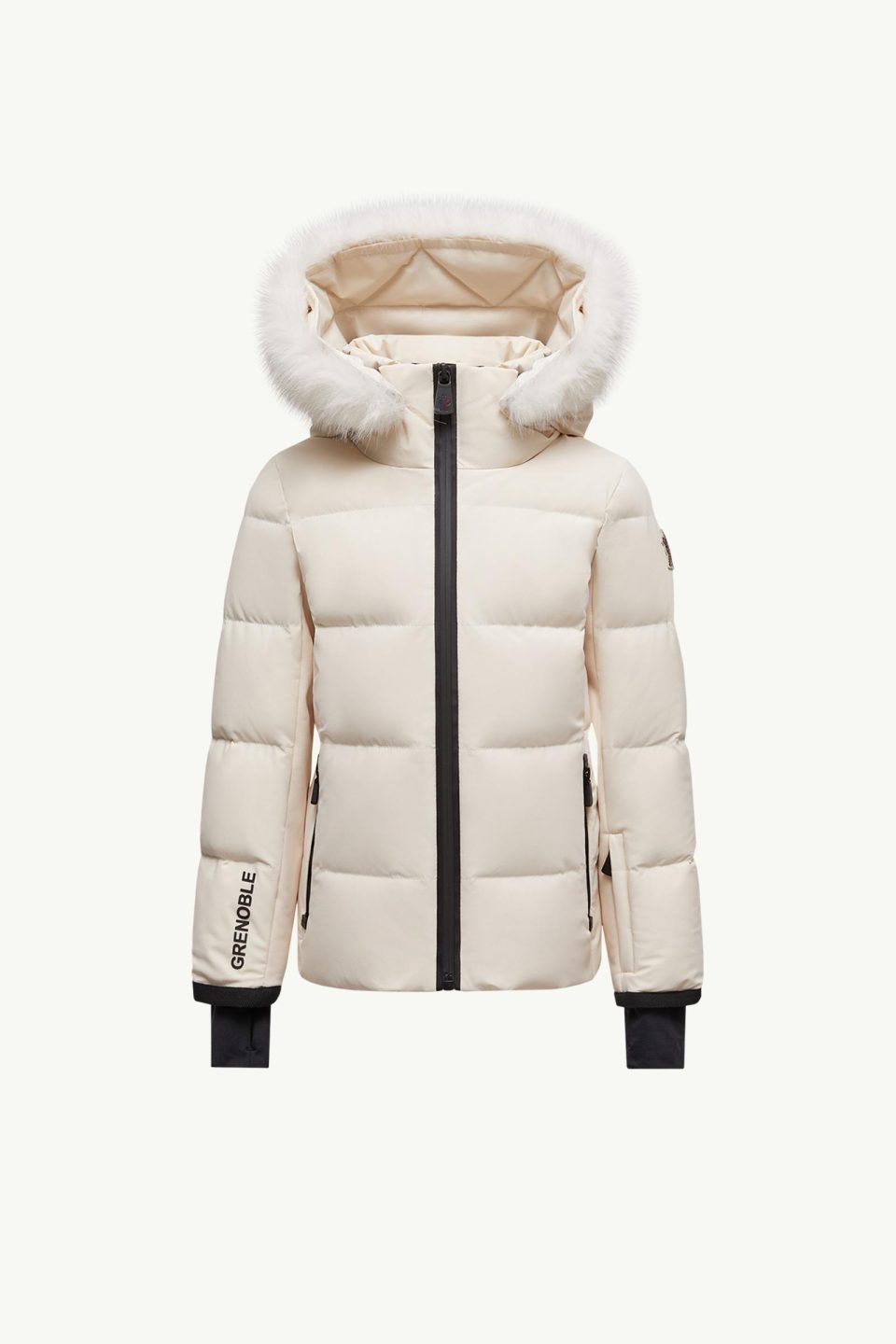 New Guyane Faux Fur-Trimmed Hooded Down Ski Jacket