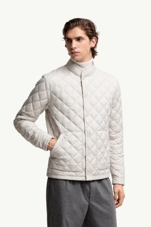 Oise Diamond-Quilted Short Down Jacket