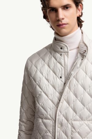 Oise Diamond-Quilted Short Down Jacket