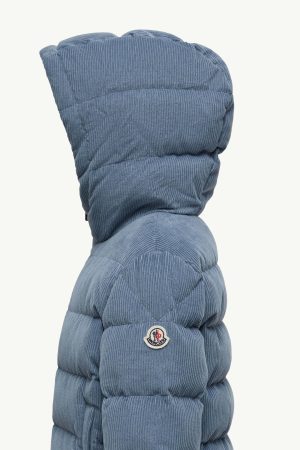 Puki Hooded Corduroy Down Jacket