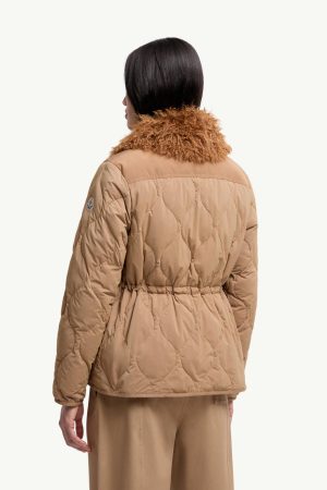 Quintin 3-in-1 Shearling-Trimmed Short Down Jacket
