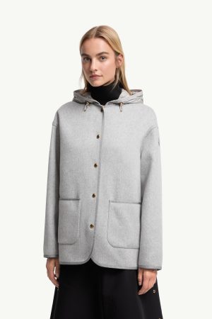 Reposse 3-in-1 Wool & Cashmere Short Down Jacket