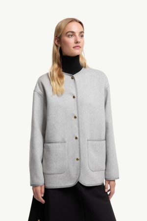 Reposse 3-in-1 Wool & Cashmere Short Down Jacket