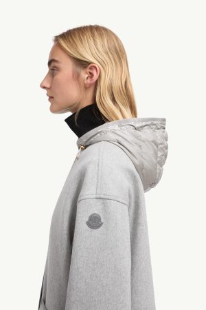 Reposse 3-in-1 Wool & Cashmere Short Down Jacket