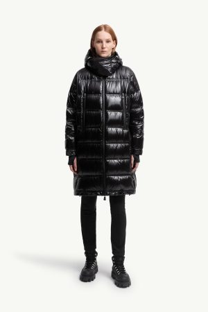 Rochelairs Hooded Long Down Jacket