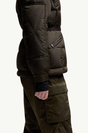 Salastrains Belted Down Ski Jacket