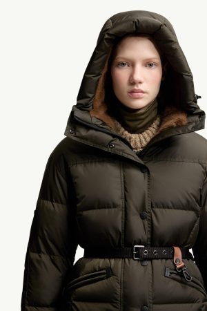 Salastrains Belted Down Ski Jacket