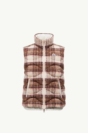 Sfakia Geometric-Quilted Wool Down Vest