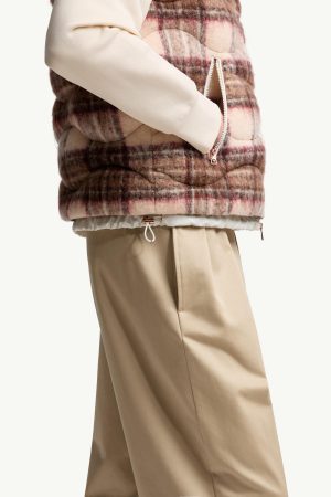 Sfakia Geometric-Quilted Wool Down Vest