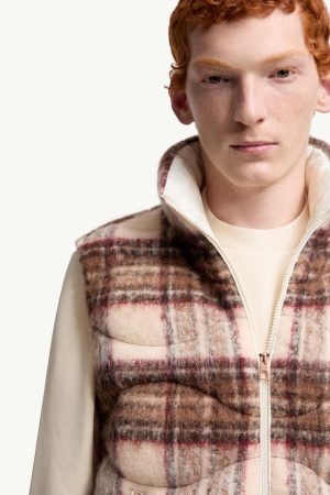 Sfakia Geometric-Quilted Wool Down Vest