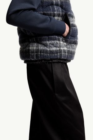 Sfakia Geometric-Quilted Wool Down Vest