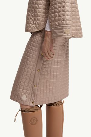 Square-Quilted Reversible Padded Shirt