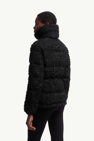 Urbel Tweed Short Down Jacket